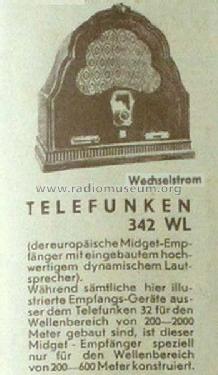 342WL Radio Telefunken Italia, Milano, build 1932, 19 pictures ...
