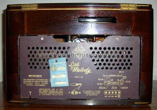 Little Melody R197; Telefunken Italia, (ID = 474713) Radio