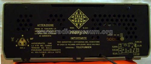 Meky IV R541; Telefunken Italia, (ID = 387345) Radio