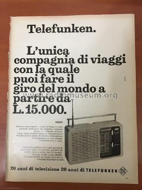 KISSY ; Telefunken Italia, (ID = 2050073) Radio