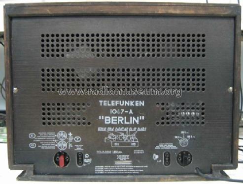 Berlin 1067A; Telefunken (ID = 279255) Radio