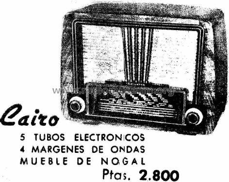 Cairo U-1652; Telefunken (ID = 953235) Radio