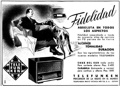 Carabela 354 A-C; Telefunken (ID = 963208) Radio