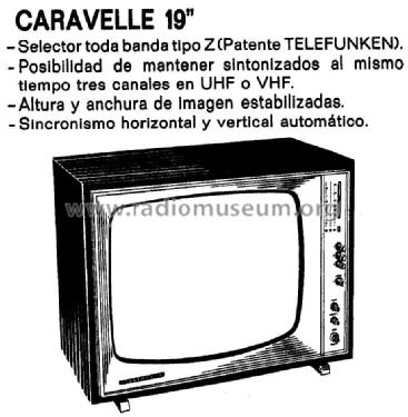 Caravelle 19 FE-29 /19 Ch= N-35-165L; Telefunken (ID = 968305) Television