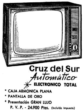 Cruz del Sur FE-123 /23 TaL; Telefunken (ID = 968639) Television