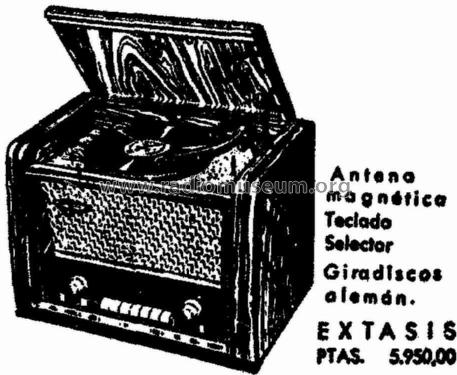 Éxtasis A-1466-F; Telefunken (ID = 957837) Radio