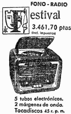 Festival ; Telefunken (ID = 971719) Radio