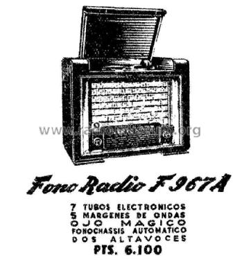 Fono-Radio F-967-A; Telefunken (ID = 963001) Radio