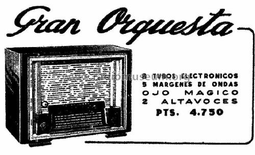 Gran Orquesta 888A; Telefunken (ID = 971607) Radio