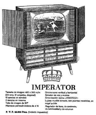 Imperator FE-113 /53S; Telefunken (ID = 969030) Television