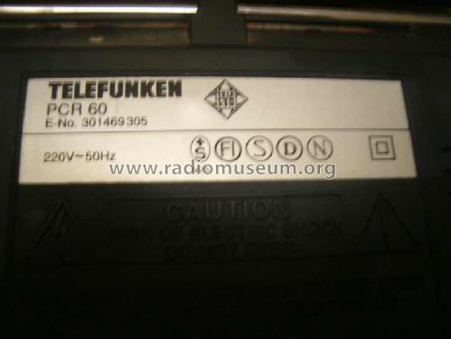 PCR60; Telefunken (ID = 833415) Radio