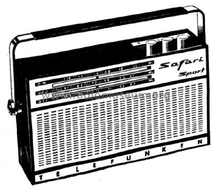 Safari Sport ; Telefunken (ID = 966434) Radio