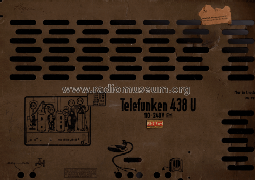 Nawi-Reflex-Super 438U ; Telefunken; Wien (ID = 2467653) Radio