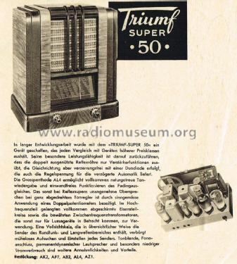 Triumf 50 ; Telegrafia, akc. (ID = 2107847) Radio