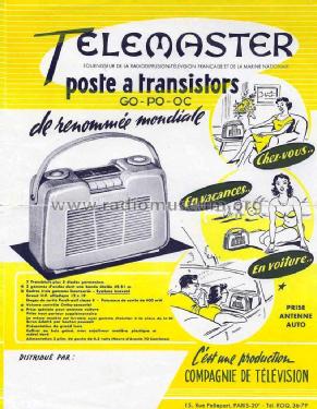 Transistors 7 ; Télémaster CGTVE, (ID = 1915883) Radio