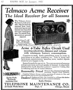 Acme P1; Telephone (ID = 1257001) Radio