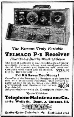 Telmaco Acme Receiver Kit P1; Telephone (ID = 1970101) Kit