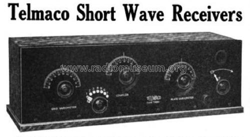 Short Wave Receiver and Detector TRD-1; Telephone (ID = 1385027) Radio