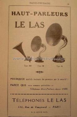 Haut-parleur à pavillon Type BB; Le Las, Téléphones; (ID = 1586040) Speaker-P