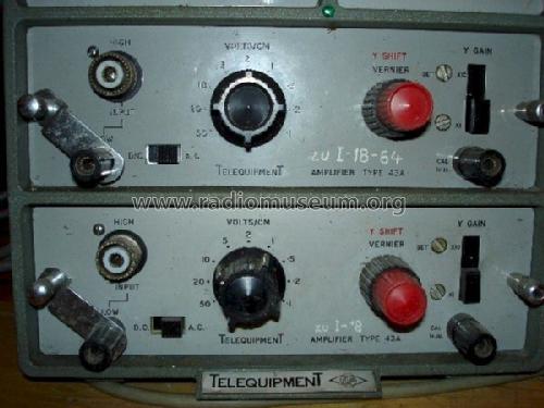 Oscilloscope D43; Telequipment Ltd.; (ID = 183689) Equipment