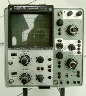 Dual Channel Oscilloscope D-67A; Telequipment Ltd.; (ID = 1620784) Equipment