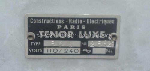 Tenor Luxe 85S; Téléson-Radio; Paris (ID = 1915913) Radio