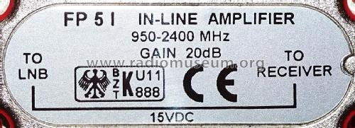 In-Line Amplifier 950-2400 MHz FP 51; Telestar-Digital SRD (ID = 3076699) RF-Ampl.