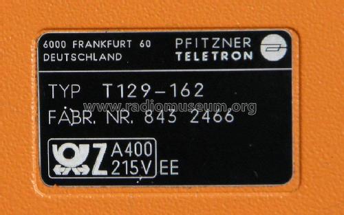 Handfunkgerät T 129-162; Teletron-Pfitzner, (ID = 1827756) Commercial TRX