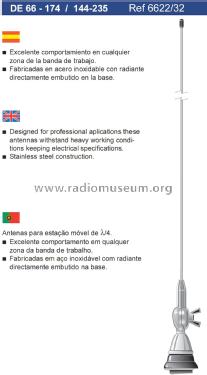 DE 144-235 1/4-λ ref 6632; Televés; Santiago de (ID = 3033773) Antenna