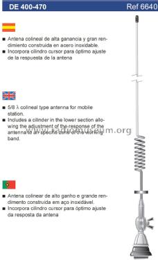 DE 400-470 Colineal 5/8-λ ref 6640; Televés; Santiago de (ID = 3033964) Antenna