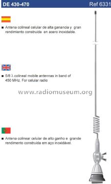 DE 430-470 Colineal 5/8-λ ref 6631; Televés; Santiago de (ID = 3033966) Antenna