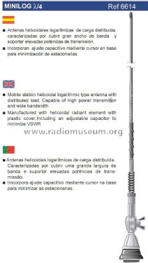 Minilog 1/4-λ ref 6614; Televés; Santiago de (ID = 3033162) Antenna