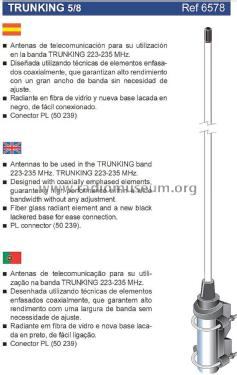 Trunking 5/8-λ ref 6578; Televés; Santiago de (ID = 3033376) Antenna