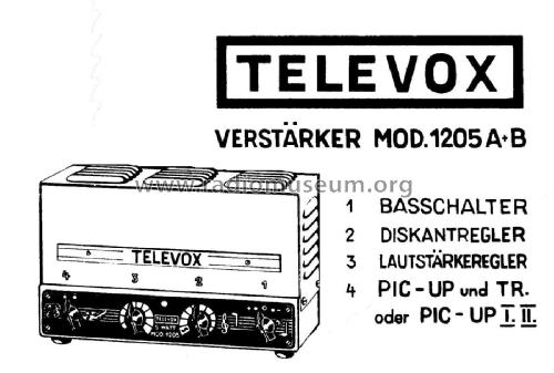 5-Watt-NF-Ver 1205; Televox Marke der (ID = 2794689) Ampl/Mixer