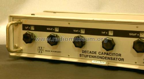 Decade Capacitor TR-9308/A; Telmes Szövetkezet (ID = 794361) Equipment