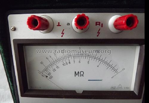 Isolation Ohm Meter TR-2216; Telmes Szövetkezet (ID = 1432752) Equipment