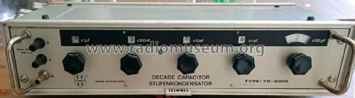 Kondenzátordekád - Decade Capacitor TR-9308; Telmes Szövetkezet (ID = 3034249) Equipment