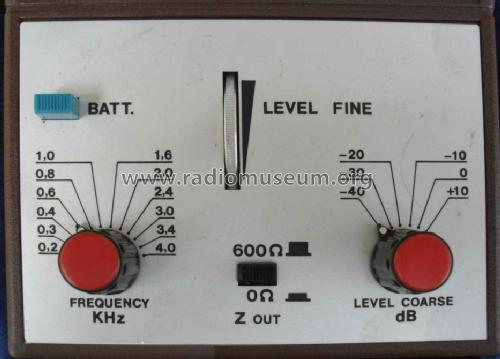 Level Oscillator TT-0160; Telmes Szövetkezet (ID = 1505671) Equipment