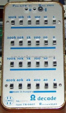 Ohm Decade TR-9407; Telmes Szövetkezet (ID = 2460278) Equipment