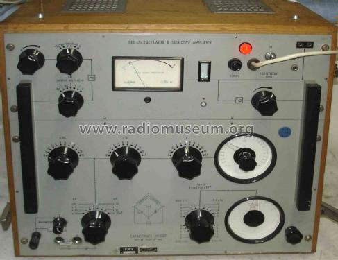 Oscillator & Selective Amplifier 800 c/s Capacitance Bridge TR-2401; Telmes Szövetkezet (ID = 1235894) Equipment