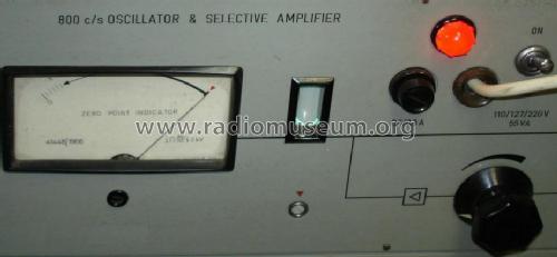 Oscillator & Selective Amplifier 800 c/s Capacitance Bridge TR-2401; Telmes Szövetkezet (ID = 1235898) Equipment