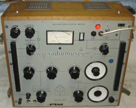 Oscillator & Selective Amplifier 800 c/s Capacitance Bridge TR-2401; Telmes Szövetkezet (ID = 1235899) Equipment