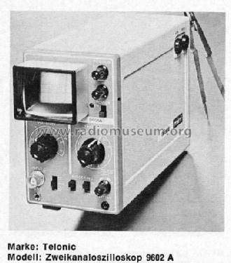 Dual Channel Oscilloscope 9602A; Telonic Industries, (ID = 883909) Equipment