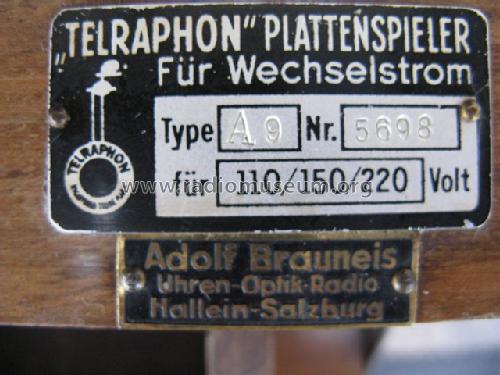 Münzgrammophon A9; Telraphon - Johann (ID = 785023) R-Player