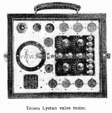 Laystan Valve Tester ; Telsen Electric Co. (ID = 2923537) Equipment