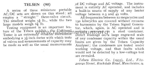 Laystan Valve Tester ; Telsen Electric Co. (ID = 2923538) Equipment