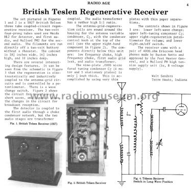 Regenerative Receiver ; Telsen Electric Co. (ID = 2799459) Commercial Re