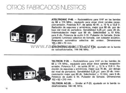 Ateltronic AC-40; Teltronic, S.A. (ID = 2516846) Amat TRX