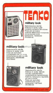 Military Look Unknown 1; Tenko HK Ltd., (ID = 3078339) Radio