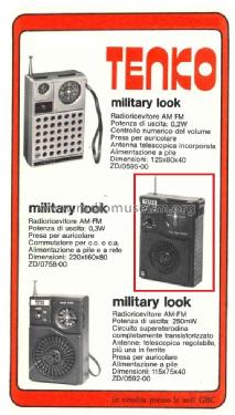 Military Look Unknown 2; Tenko HK Ltd., (ID = 3078343) Radio